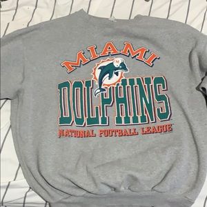Miami dolphins crew neck
